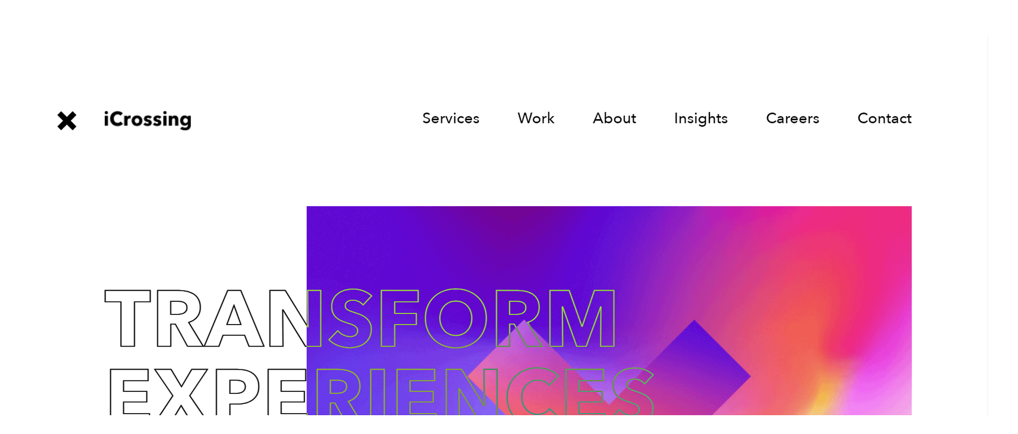 iCrossing Homepage