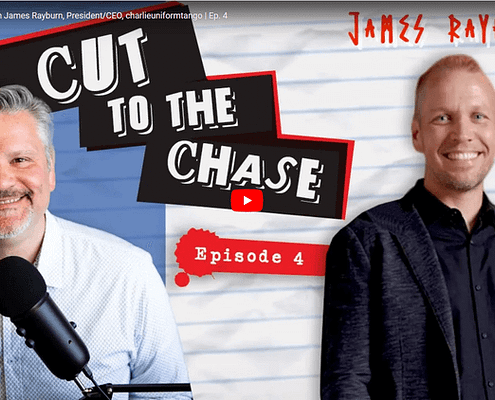 Cut to the Chase with James Rayburn, President/CEO, charlieuniformtango | Ep. 4-Buying an agency, Punk Rock, and technical difficulties